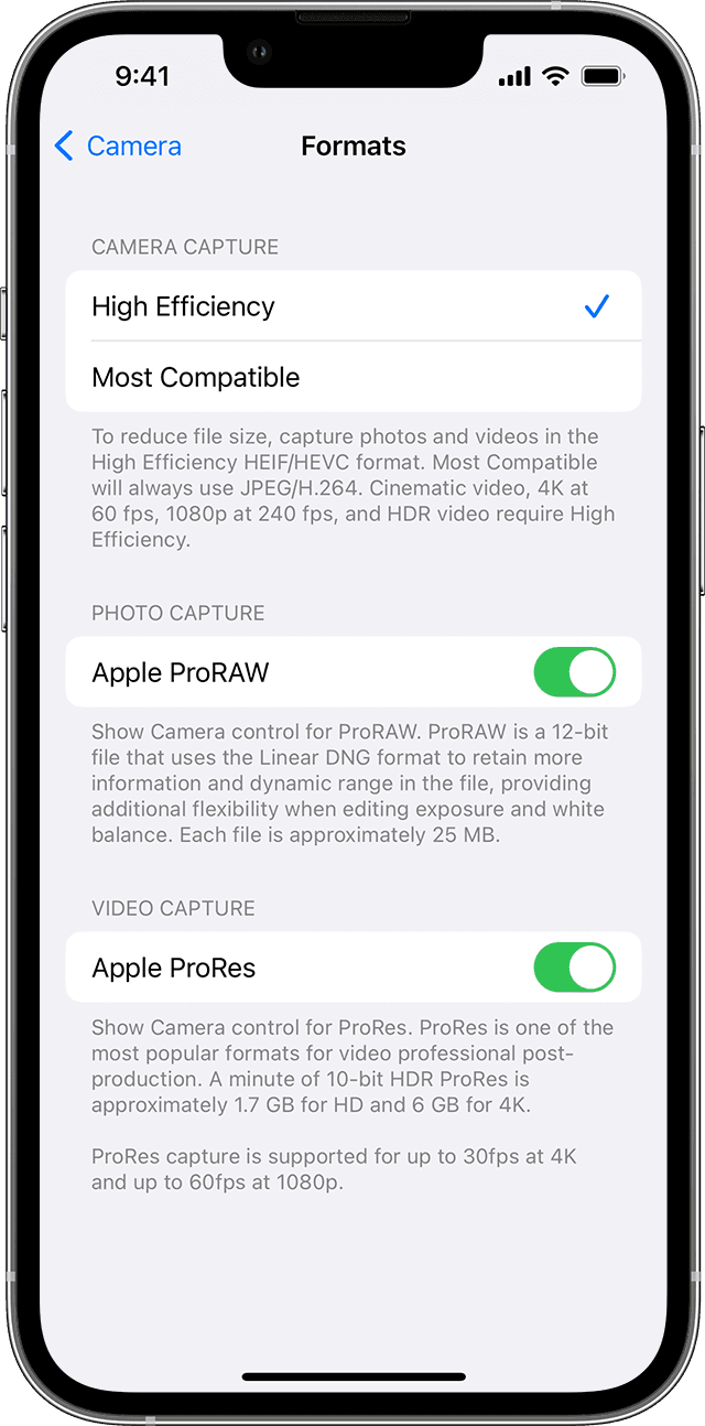 万冲镇苹果13维修分享如何在 iPhone 13 Pro 机型中拍摄和管理 ProRes 视频 